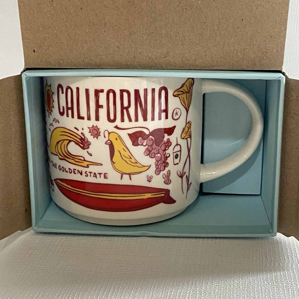 Starbucks Been There Series California Ceramic Mug, 14 Oz New in Box